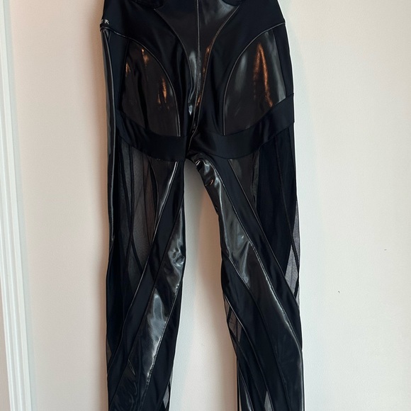 MUGLER black spiral leggings - Picture 6 of 7